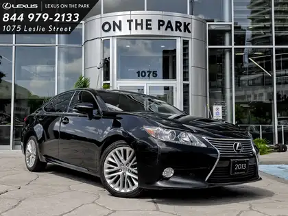 Black 2013 Lexus ES Sedan Front-Wheel Drive 6-Speed Automatic