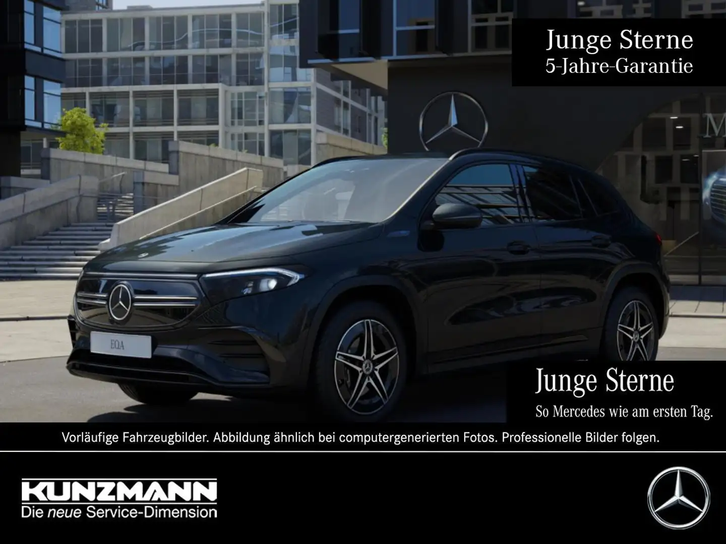 Mercedes-Benz EQA 300 4M AMG Night Distronic Kamera Memory Schwarz - 1