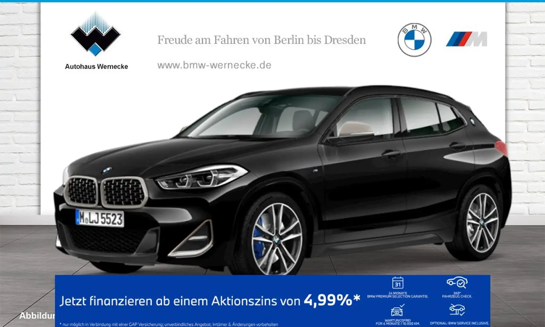 BMW X2 M 35i DAB LED Navi Tempomat Parkassistent Shz Schwarz - 1