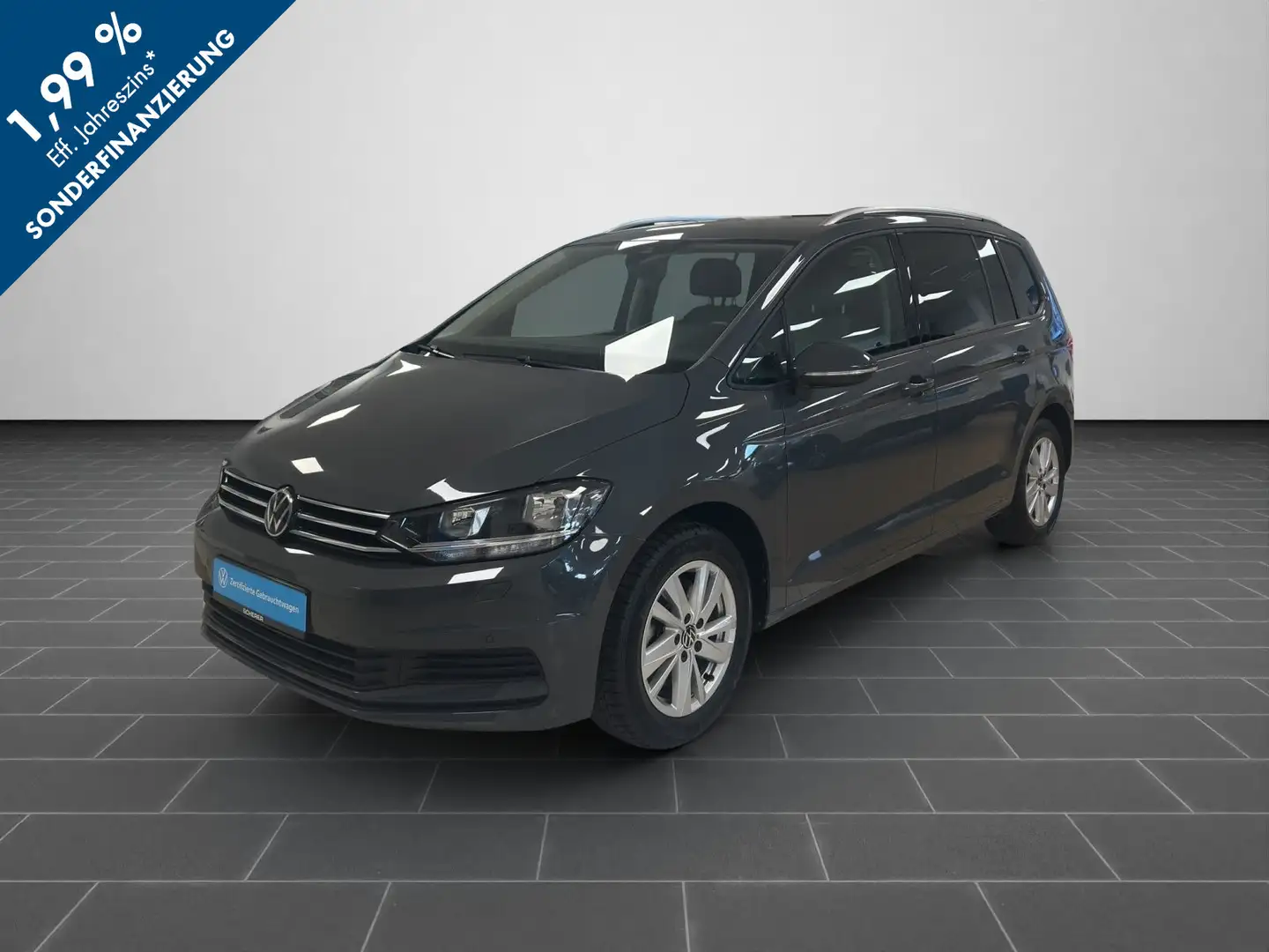 Volkswagen Touran 1.5 TSI Comfortline DSG NAVI AHK 7-Sitzer Grau - 1