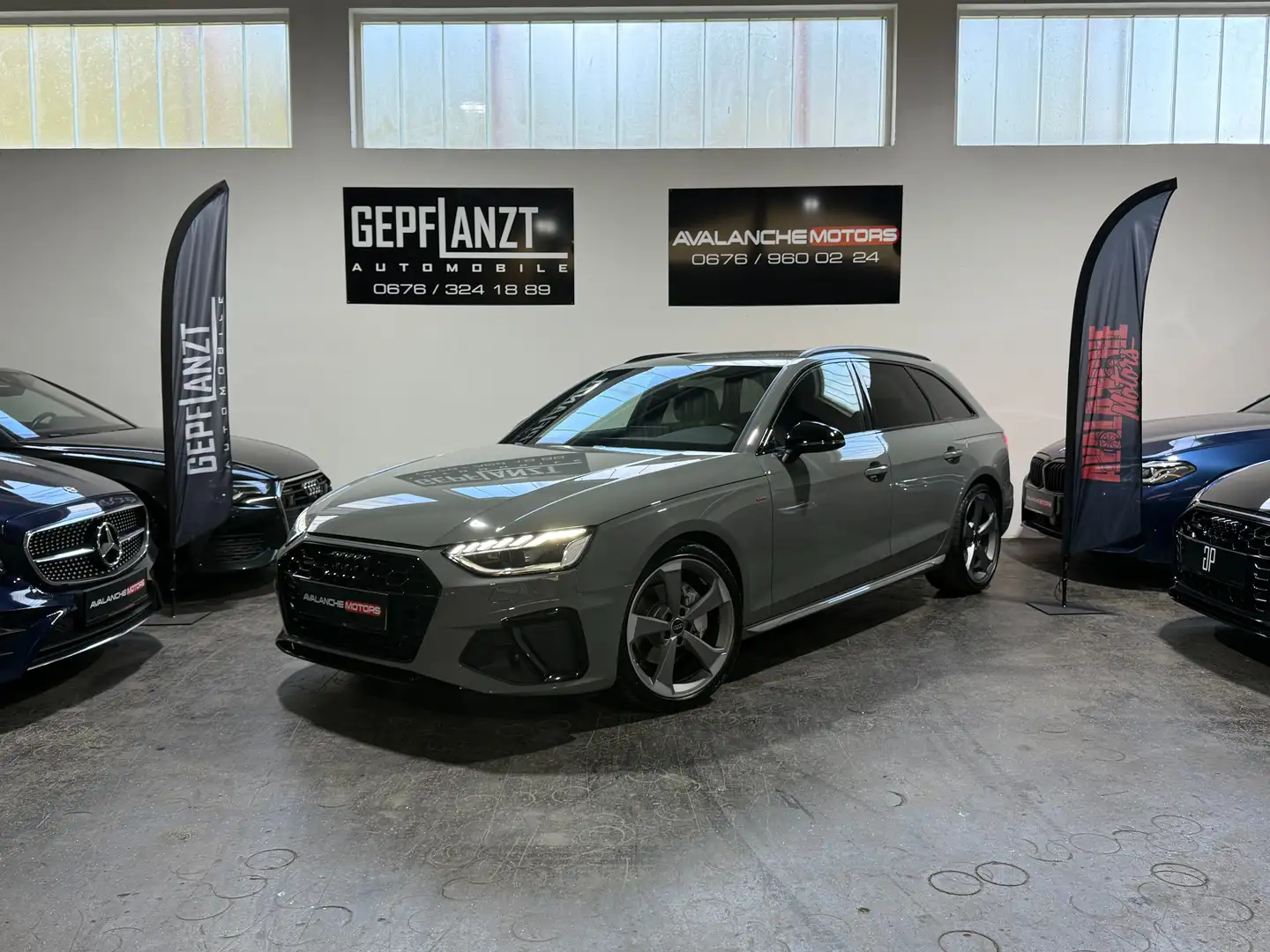 Audi A4 40TDI QUAT SPORT 3xSLINE BLACK EDIT VIRT 19 ROTOR Grau - 1