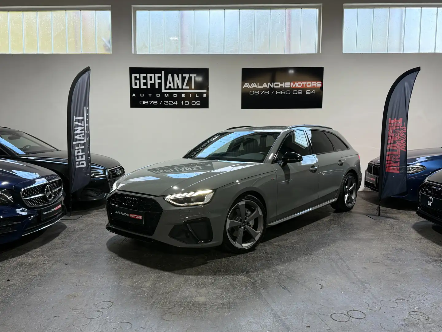 Audi A4 40TDI QUAT SPORT 3xSLINE BLACK EDIT VIRT 19 ROTOR Grau - 2