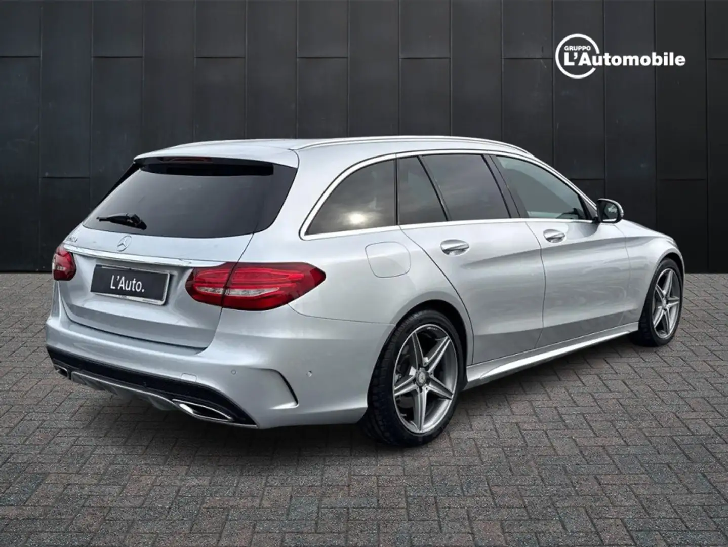 Mercedes-Benz C 220 C SW 220 d (bt) Premium auto Grijs - 2