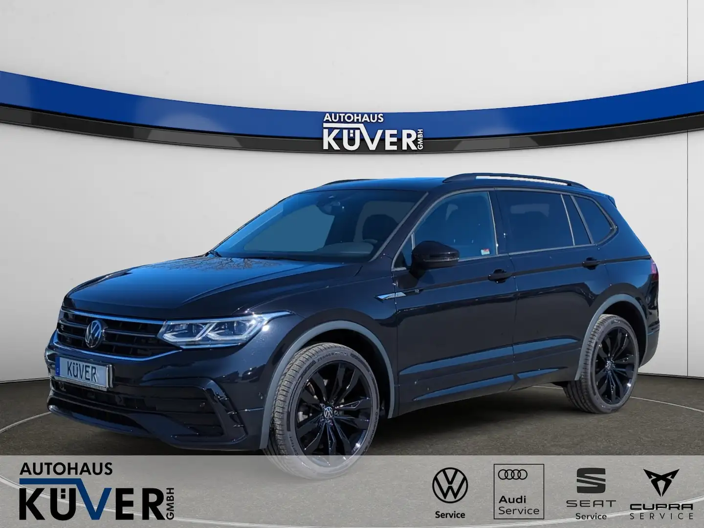 Volkswagen Tiguan Allspace R-Line 2,0 TSI DSG 4M+Pano+IQ+7S Schwarz - 1