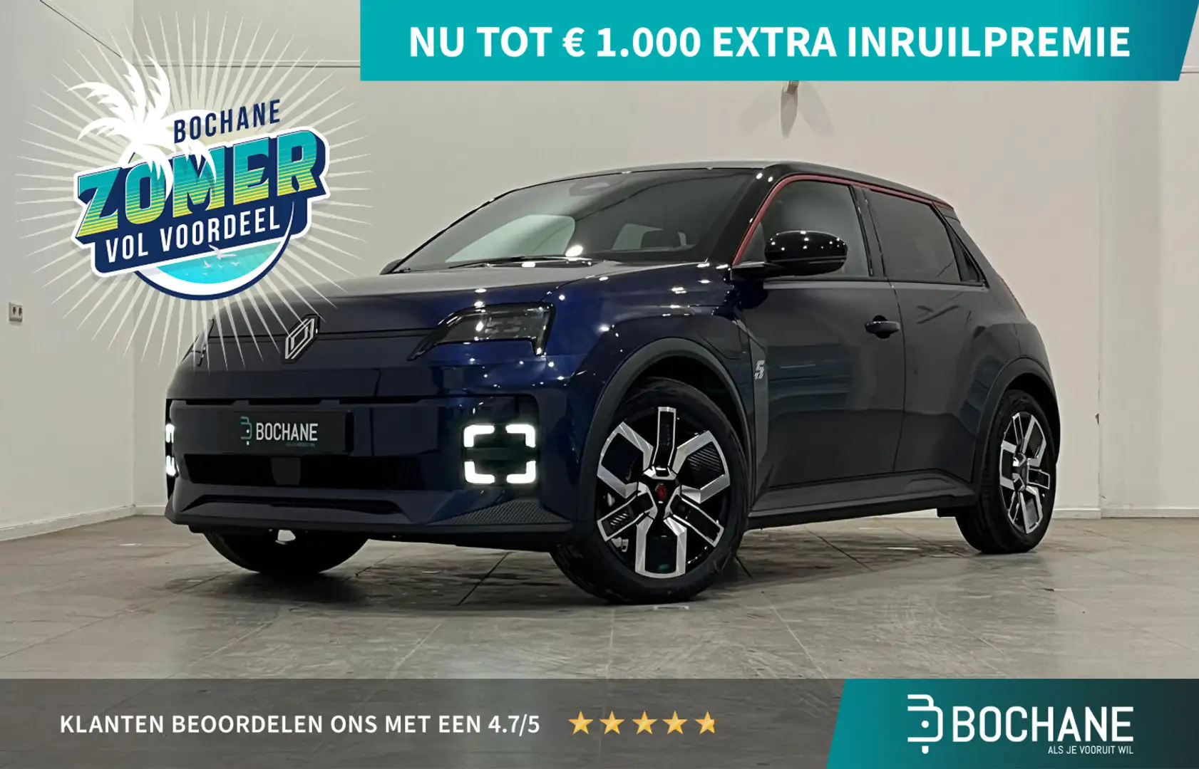 Renault R 5 Techno 52 kWh | Stoel- en stuurverwarming | Apple Blauw - 1