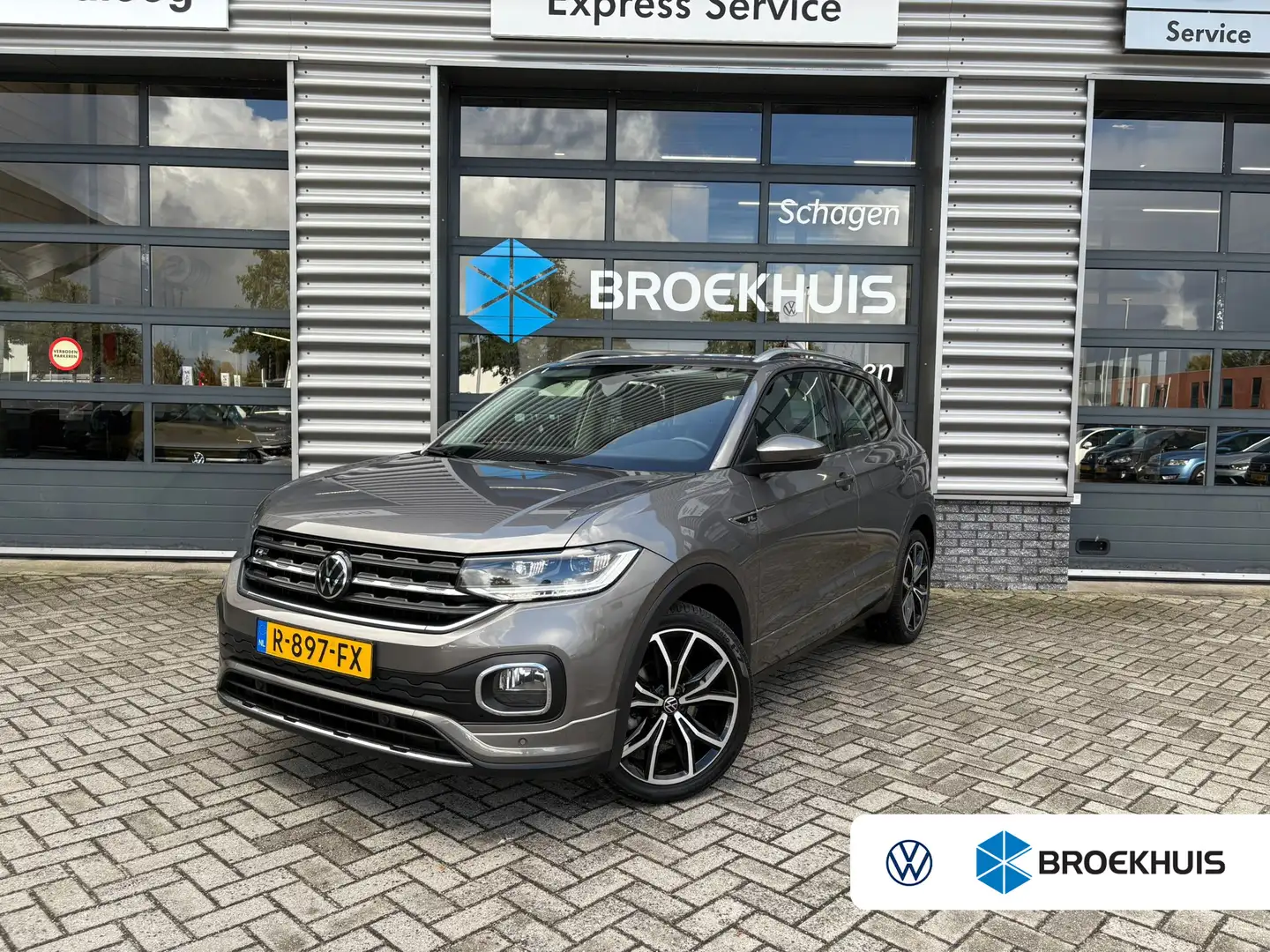 Volkswagen T-Cross R-Line 1.0 TSI 110 pk | Cruise control adaptief | Grijs - 1