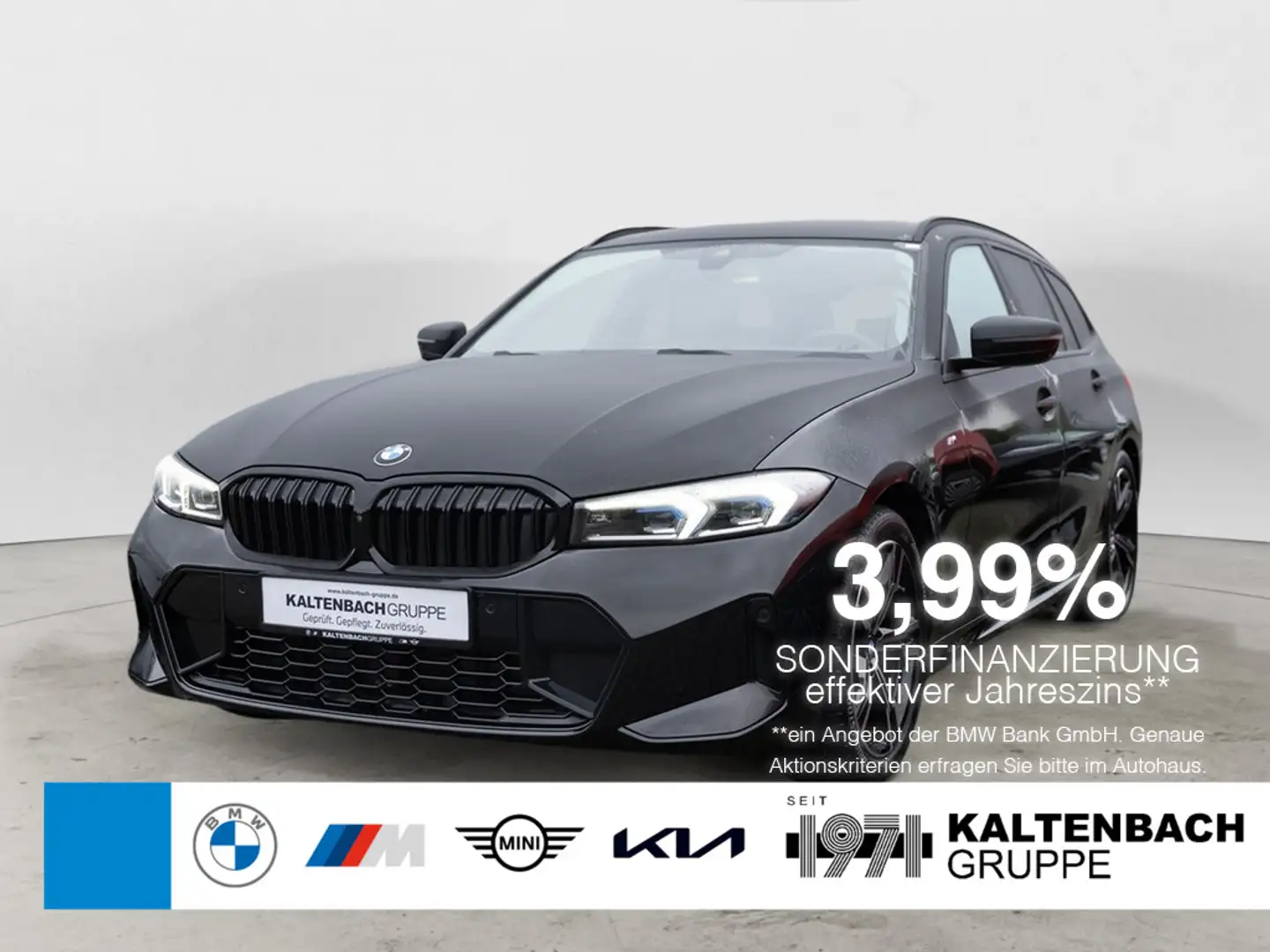 BMW 320 i Touring M-Sport FACEL. PANO AHK HUD 360° Noir - 1