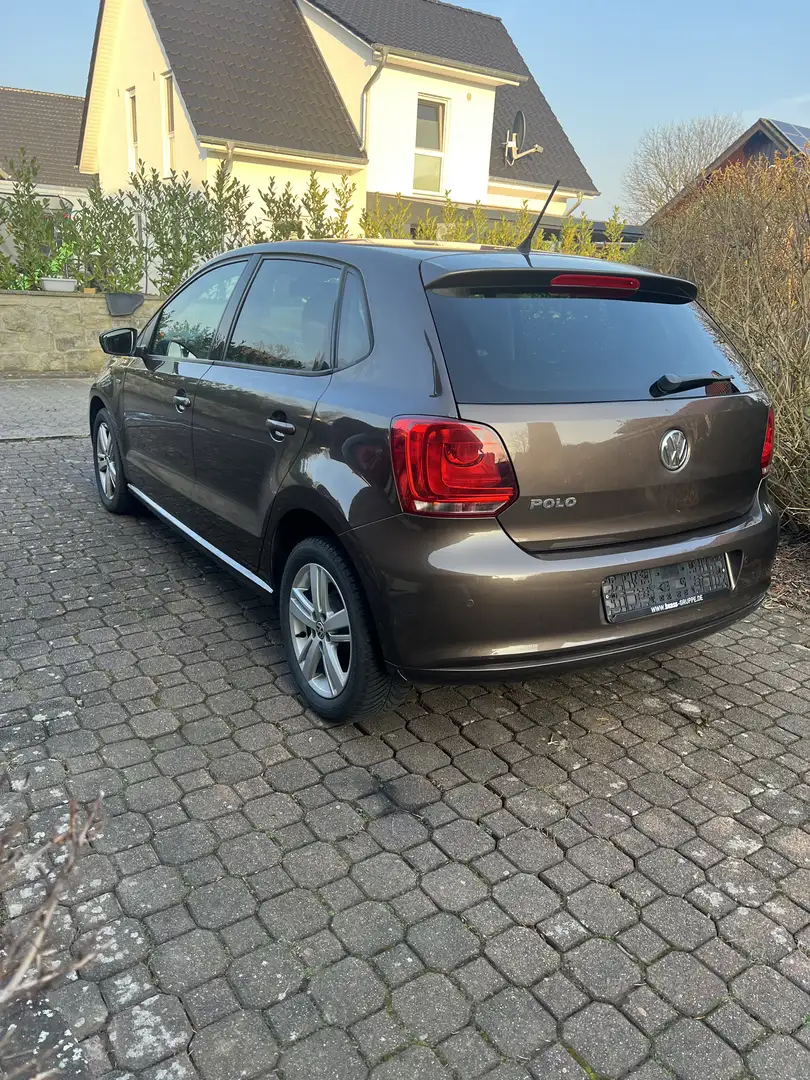 Volkswagen Polo 1.2 MATCH, TÜV Neu , 1.Hand, Scheckheft gepflegt Braun - 1