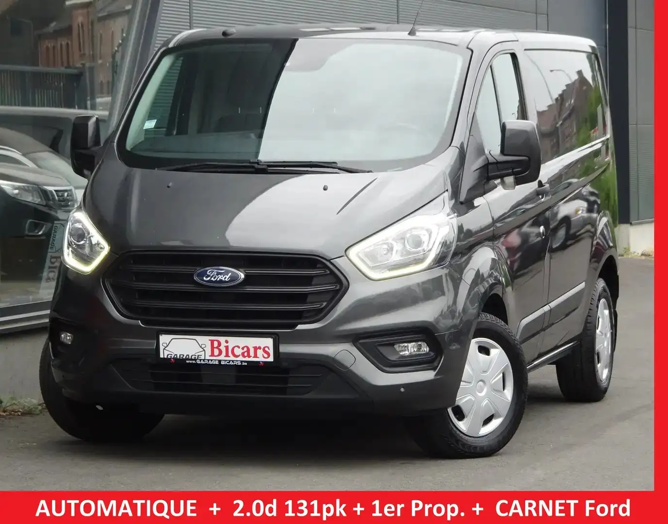 Ford Transit Custom 2.0d *AUTOMATIQUE* ✅ TVAC 1er Propriét. CARNE Grau - 1