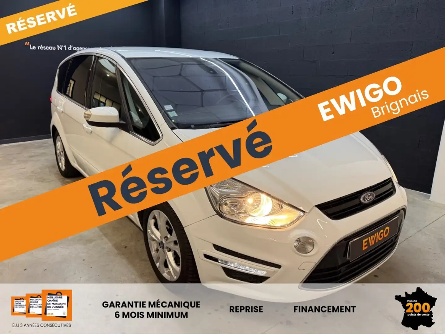 Ford S-Max 2.0 TDCI 140 TITANIUM / ATTELAGE / 7 PLACES / 1ERE MAIN / FULL ENTRETIENS FORD - 1