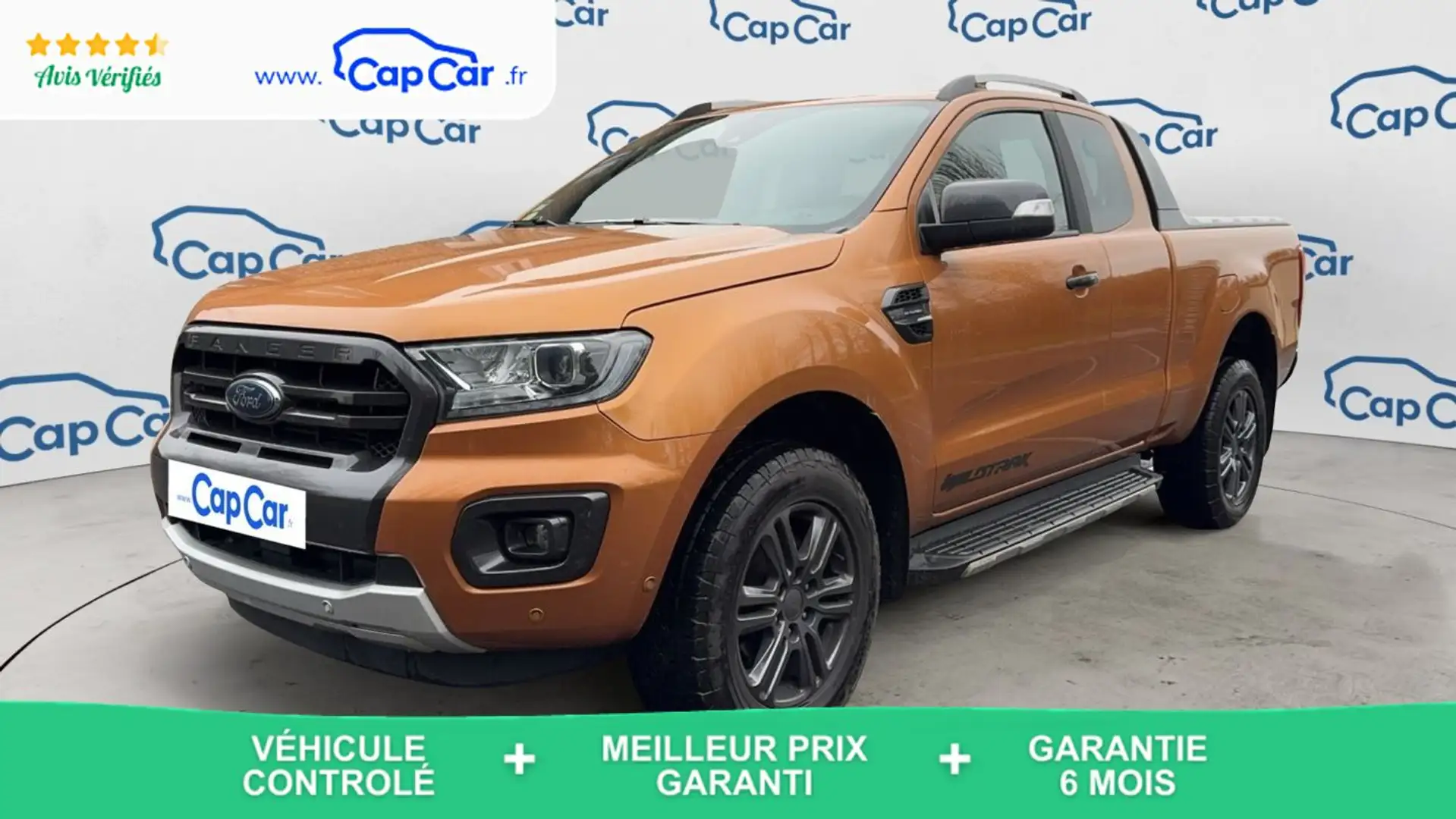 Ford Ranger 2.0 Ecoblue 213 BVA10 Wildtrak Orange - 1