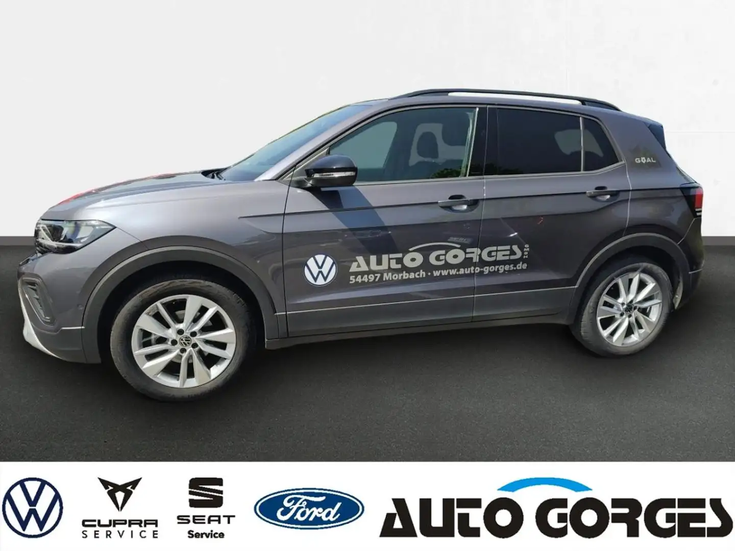 Volkswagen T-Cross Goal 1.0l TSI OPF DSG +RFK+NAVI+LIGHT-ASSIST+ Grau - 2