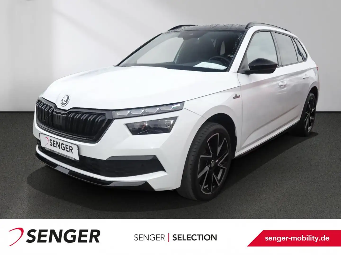 Skoda Kamiq 1.5 TSI Monte Carlo Panorama AHK LED DCC Wit - 1
