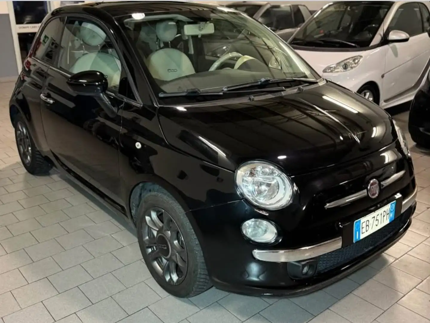 Fiat 500 500 III 1.2 Lounge 69cv Nero - 1