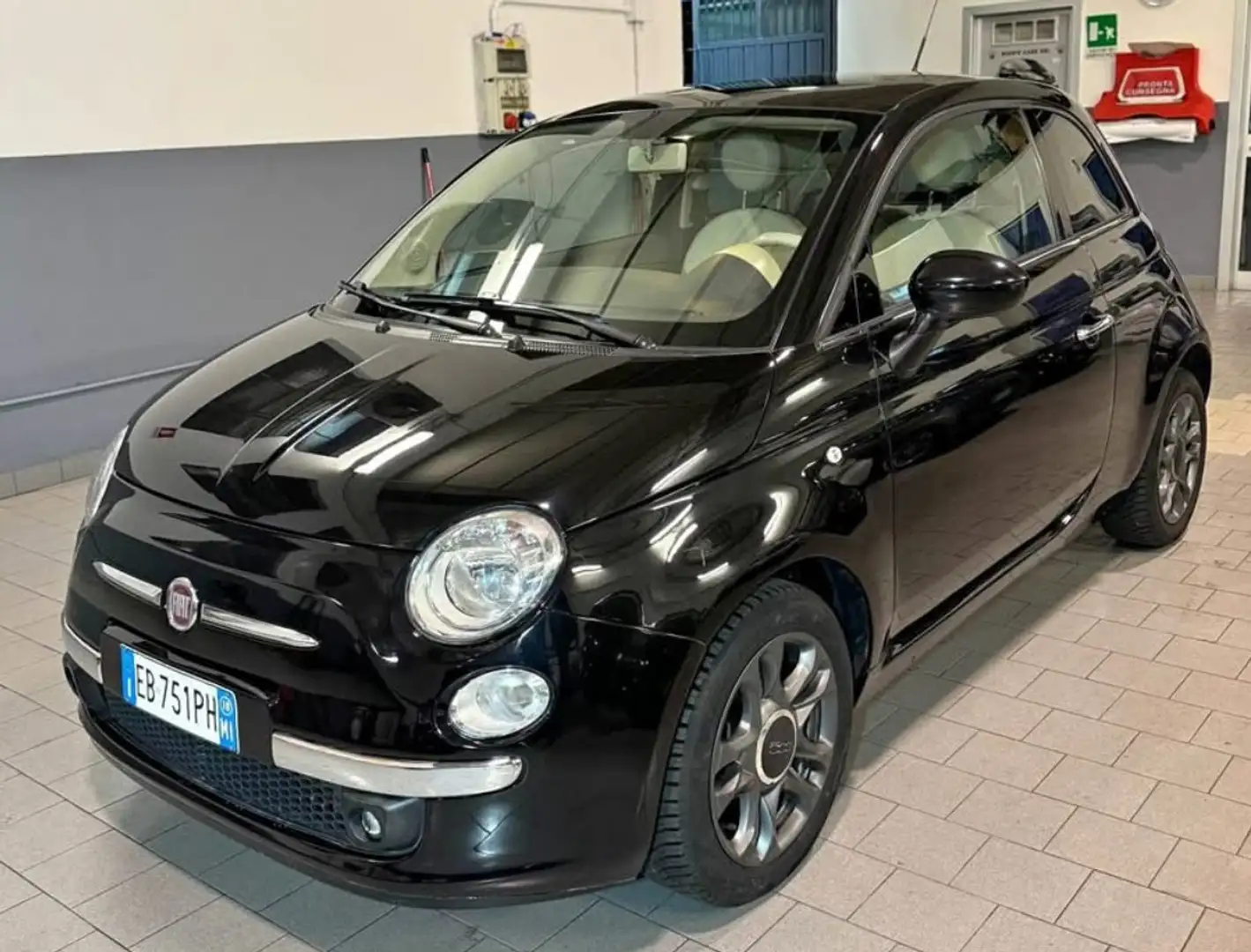 Fiat 500 500 III 1.2 Lounge 69cv Nero - 2