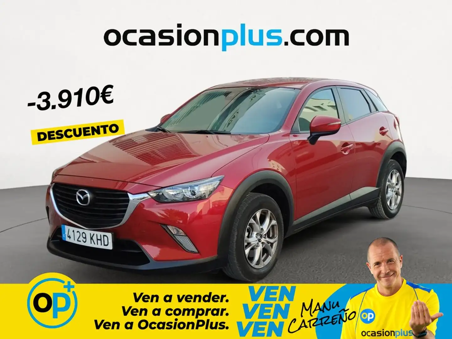 Mazda CX-3 2.0 Style+ Navegador 2WD Aut. 120 Rojo - 1