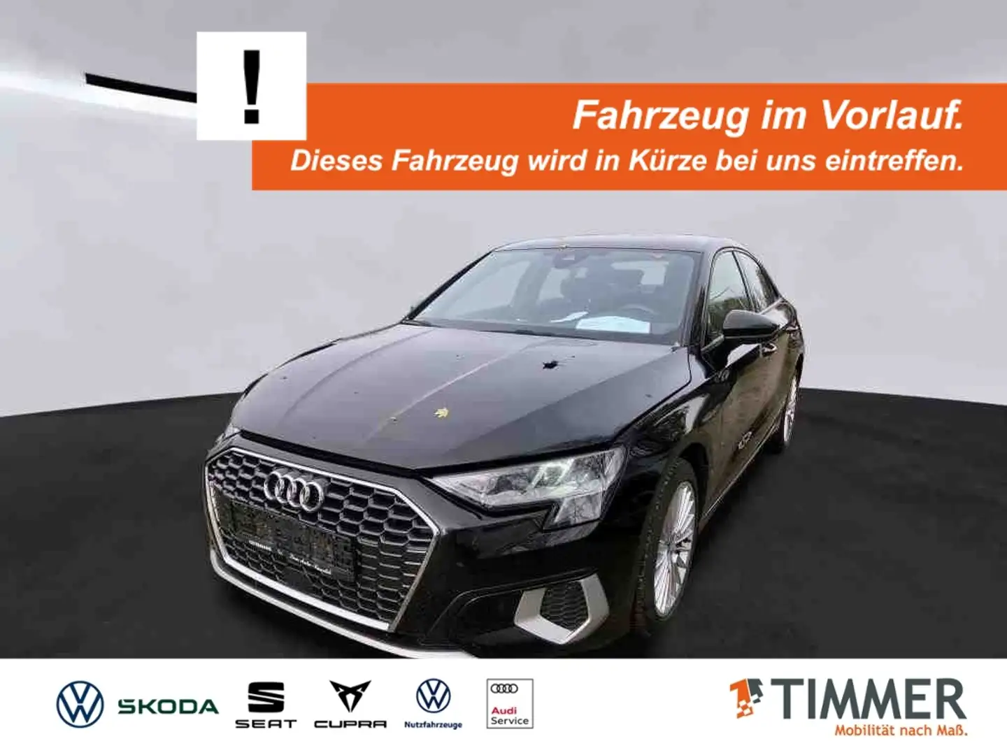 Audi A3 Limousine 35 TFSI S tronic ADVANCED +LED +ACC +VI Schwarz - 1