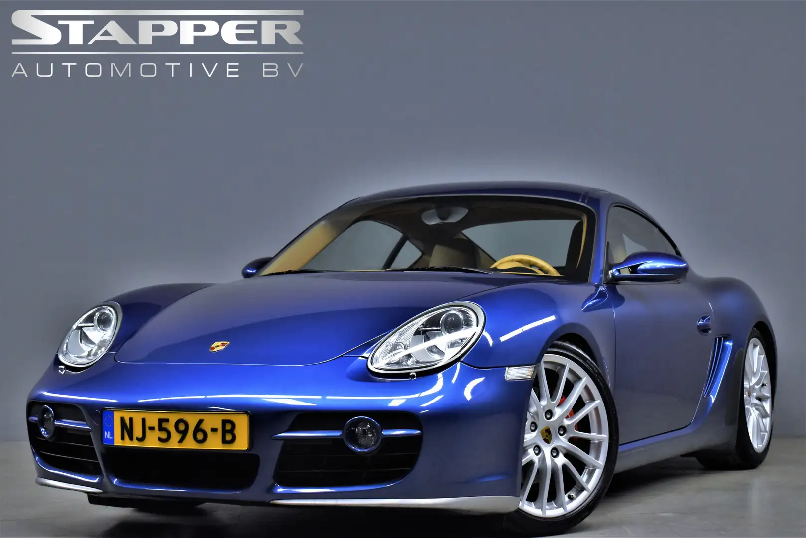 Porsche Cayman S 3.4 296pk Automaat Youngtimer CarPlay/Bose/Navi/ Blauw - 1