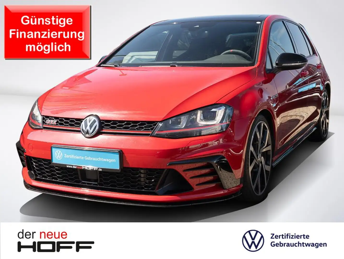 Volkswagen Golf GTI DSG Clubsport Pano Xenon Navi ACC Shz. Alcanta Czerwony - 1