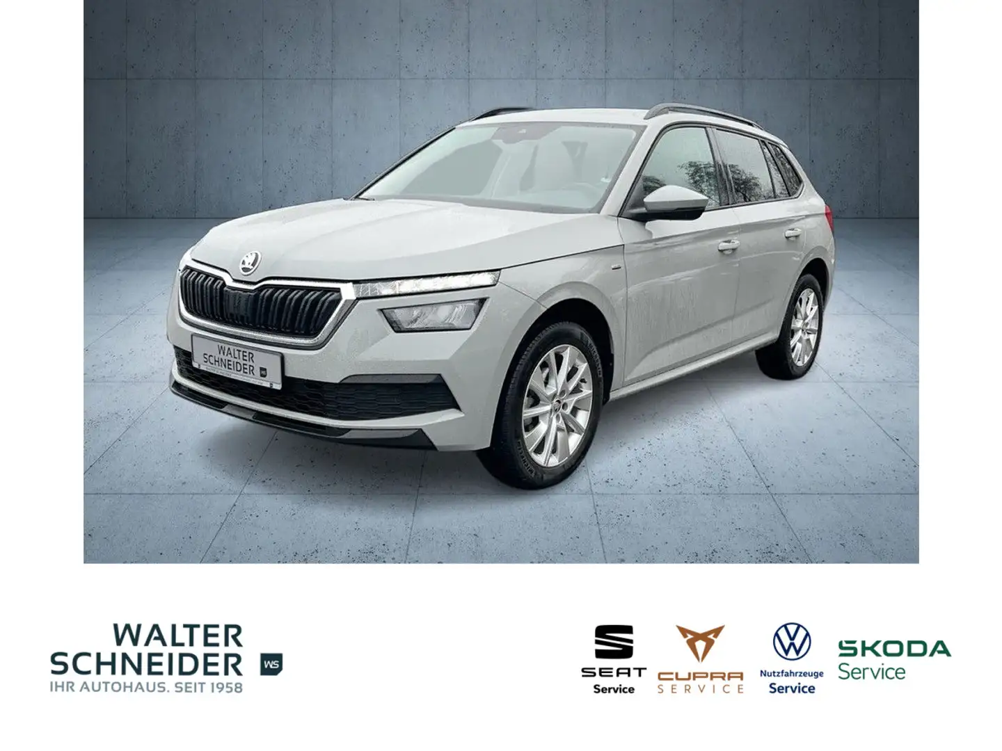 Skoda Kamiq 1.0 TSI Clever LED SHZ PDC Gris - 1