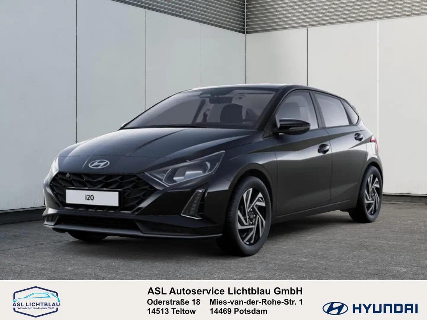 Hyundai i20 Trend FL 1.0 T-GDI 6-MT 2WD 1.0 Schwarz - 1