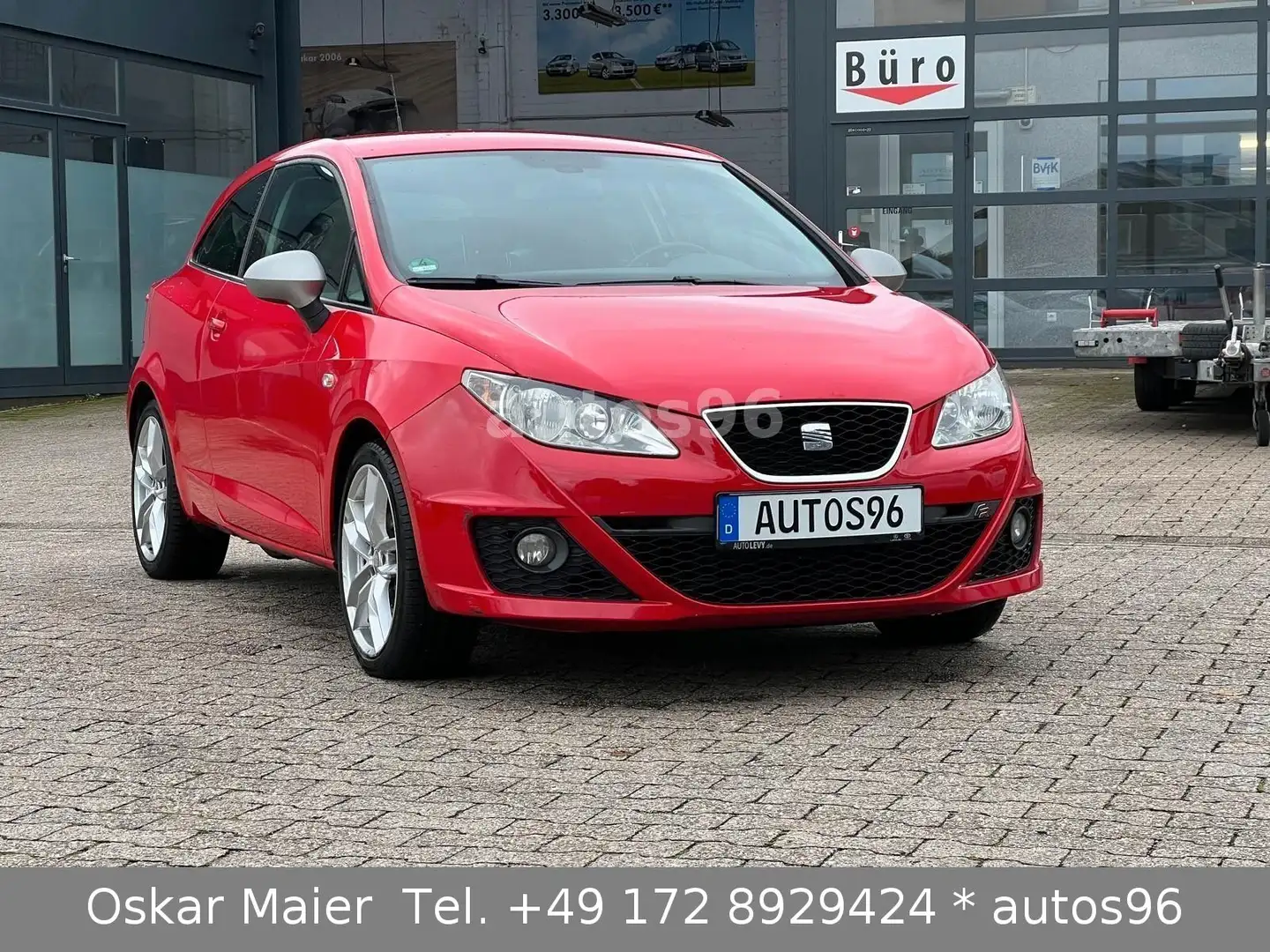 SEAT Ibiza SC 1.4 TSI DSG FR KLIMA SHZ Rouge - 1
