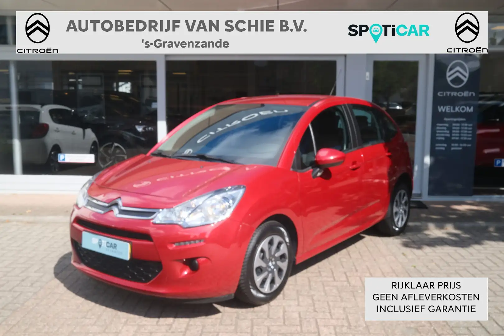 Citroen C3 PureTech 82 Tendance Navi/Airco Rosso - 1