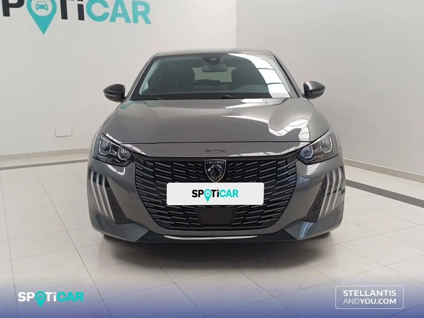 Peugeot 208 1.2 Hybrid Allure e-DCS6 100 Gris - 2