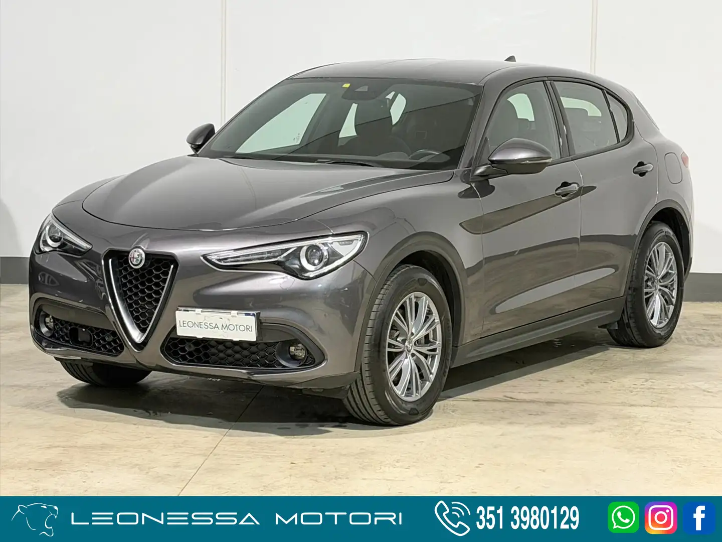 Alfa Romeo Stelvio 2.2 t  Q4 190cv auto *PREZZO REALE* Grigio - 1
