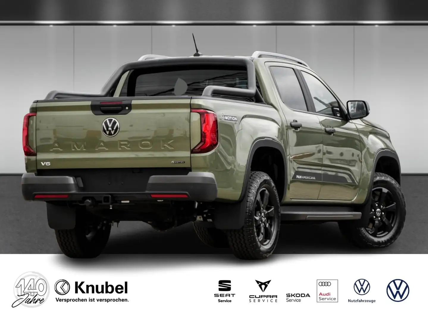 Volkswagen Amarok PanAmericana AHK Roll-Cover Standh. IQ.Light Ha... Зелений - 2