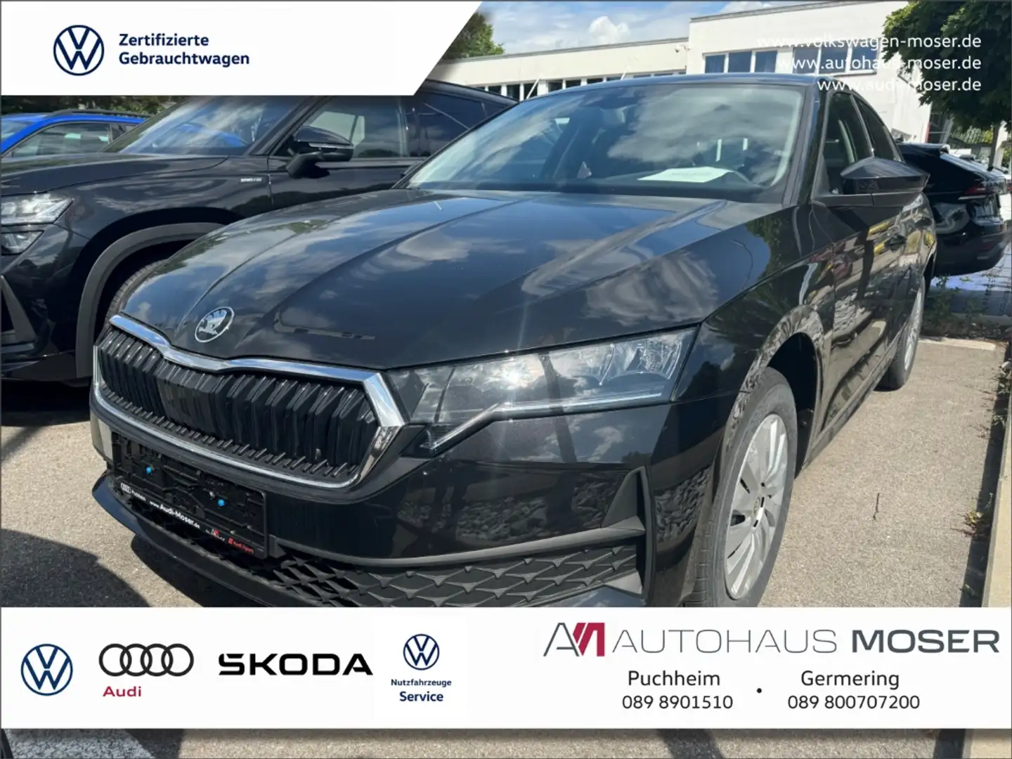 Skoda Octavia Lim 1.5TSI  APP*PDC*SHZG*Climatronic*NEU!! Zwart - 1