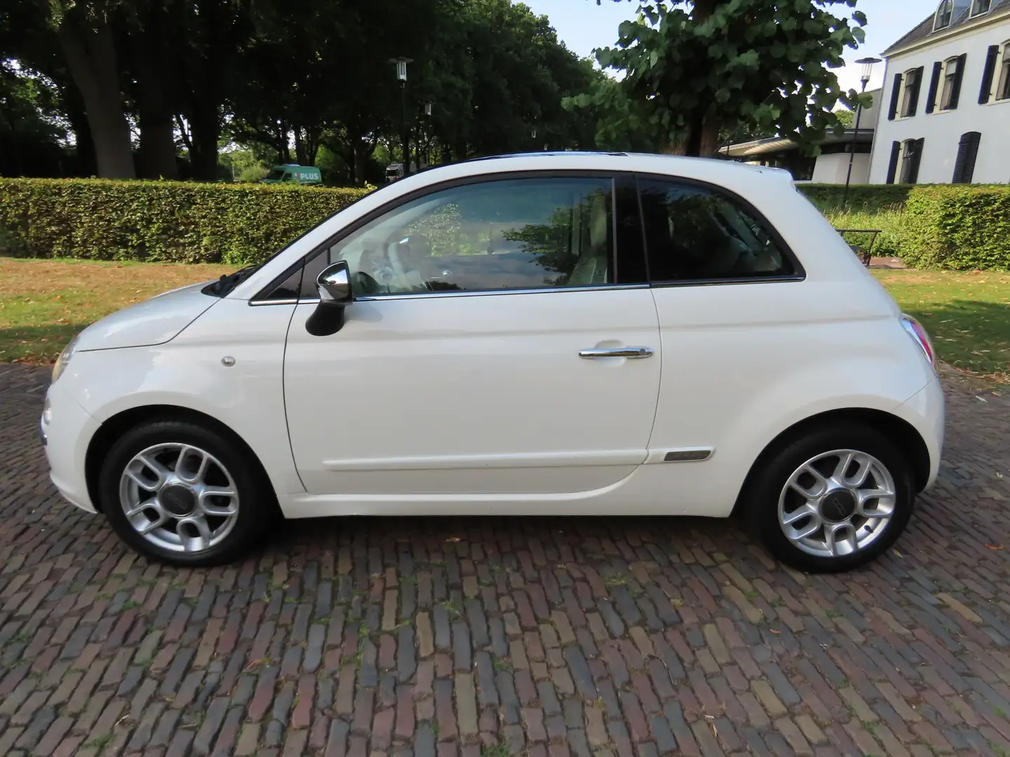 Fiat 500 1.2 Lounge Automaat Airco Bleutooth Panoramadak Lm Wit - 2