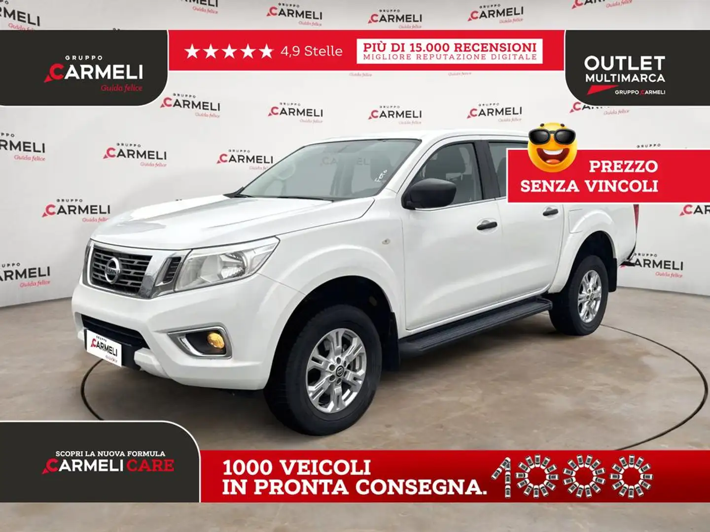Nissan Navara 2.3 dci d.cab Acenta 4wd 163cv my19 Weiß - 1