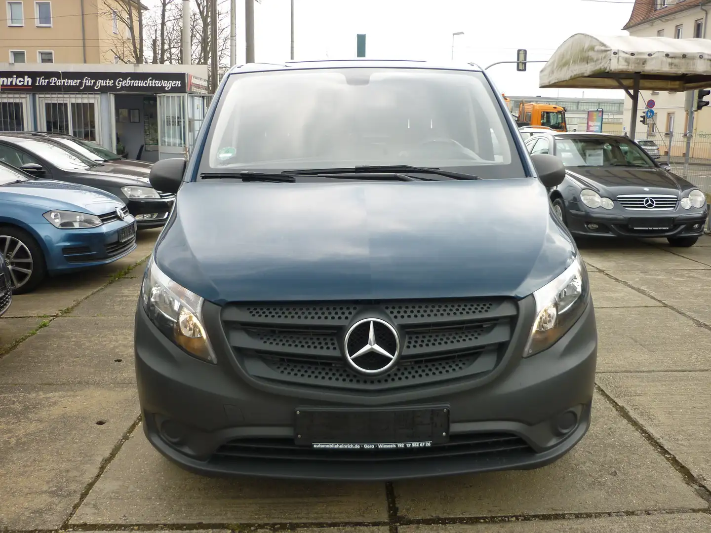 Mercedes-Benz Vito CDI WORKER FWD lang LKW-Zulassung! Tempomat! AHK! Blau - 2