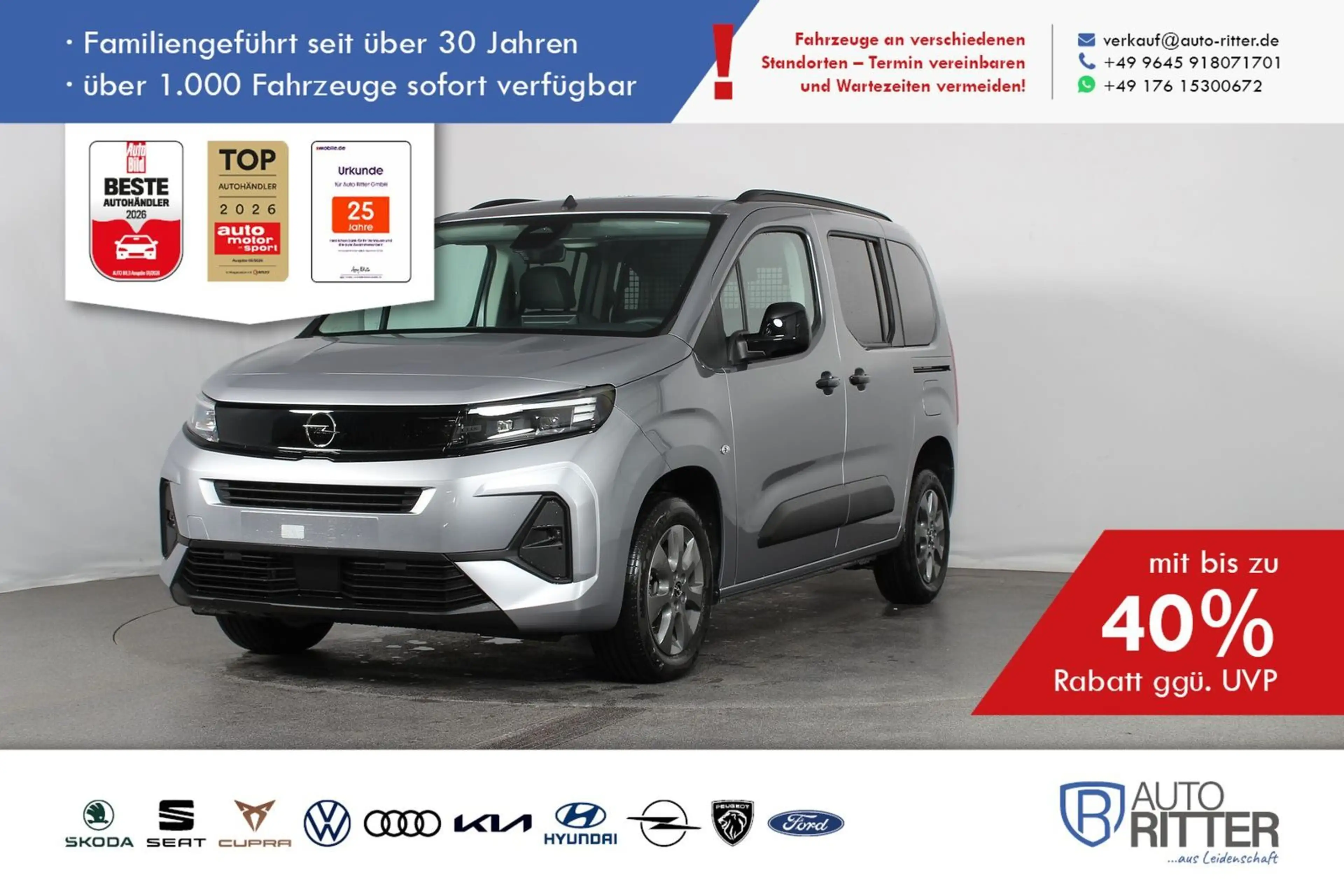 Opel Combo Life N1 Edition Stand-Hzg|AHK|RFK|Matri...