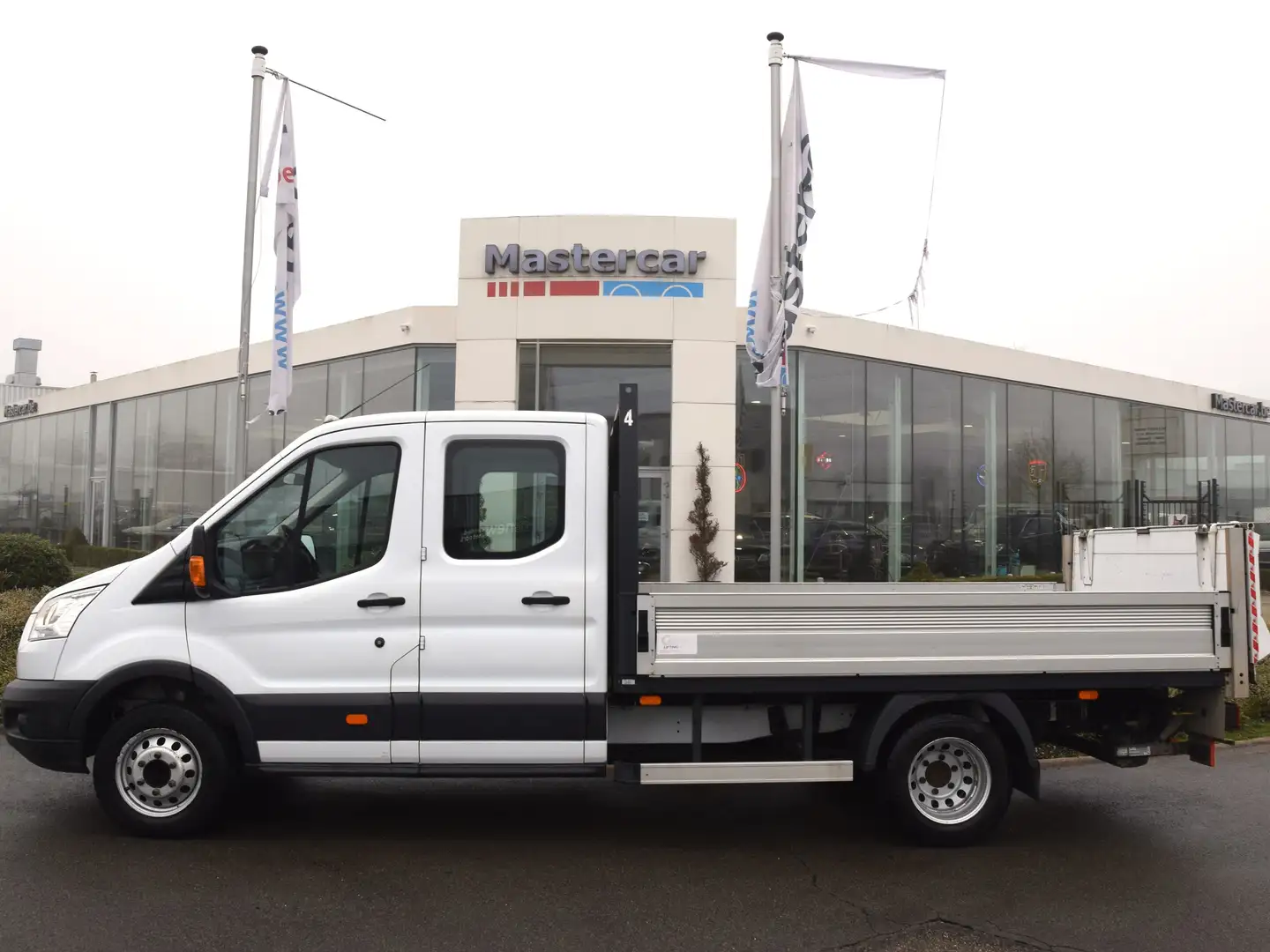 Ford Tourneo Custom 2.0 TDCi L4 Dubbel Cabine Electr Lift DHOLLANDIA Blanc - 2