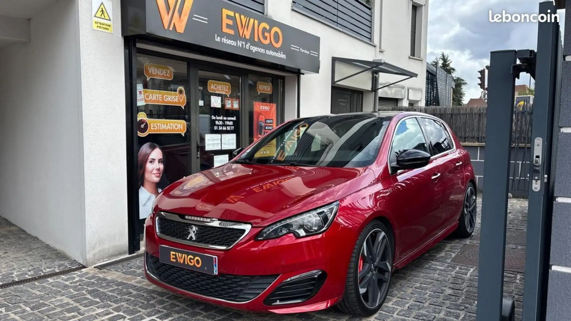 Peugeot 308 1.6 THP 270cv GTI BPS Toit Panoramique Rood - 1