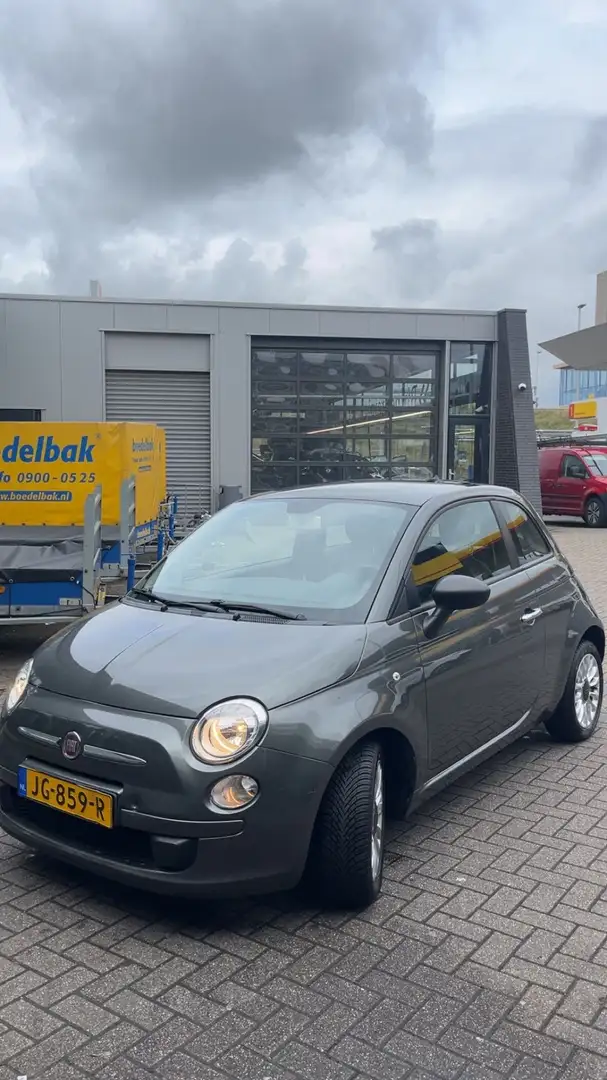 Fiat 500 1.2 Lounge Grijs - 1