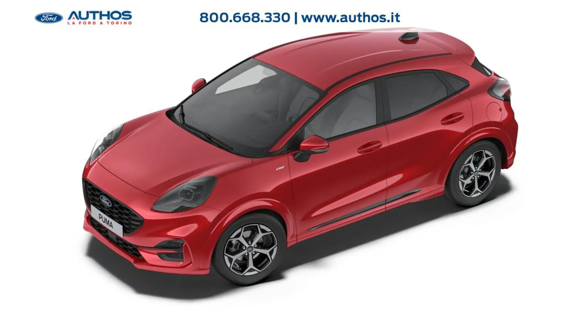 Ford Puma ST-Line 1.0 ecoboost 125cv Hybrid auto Rosso - 1