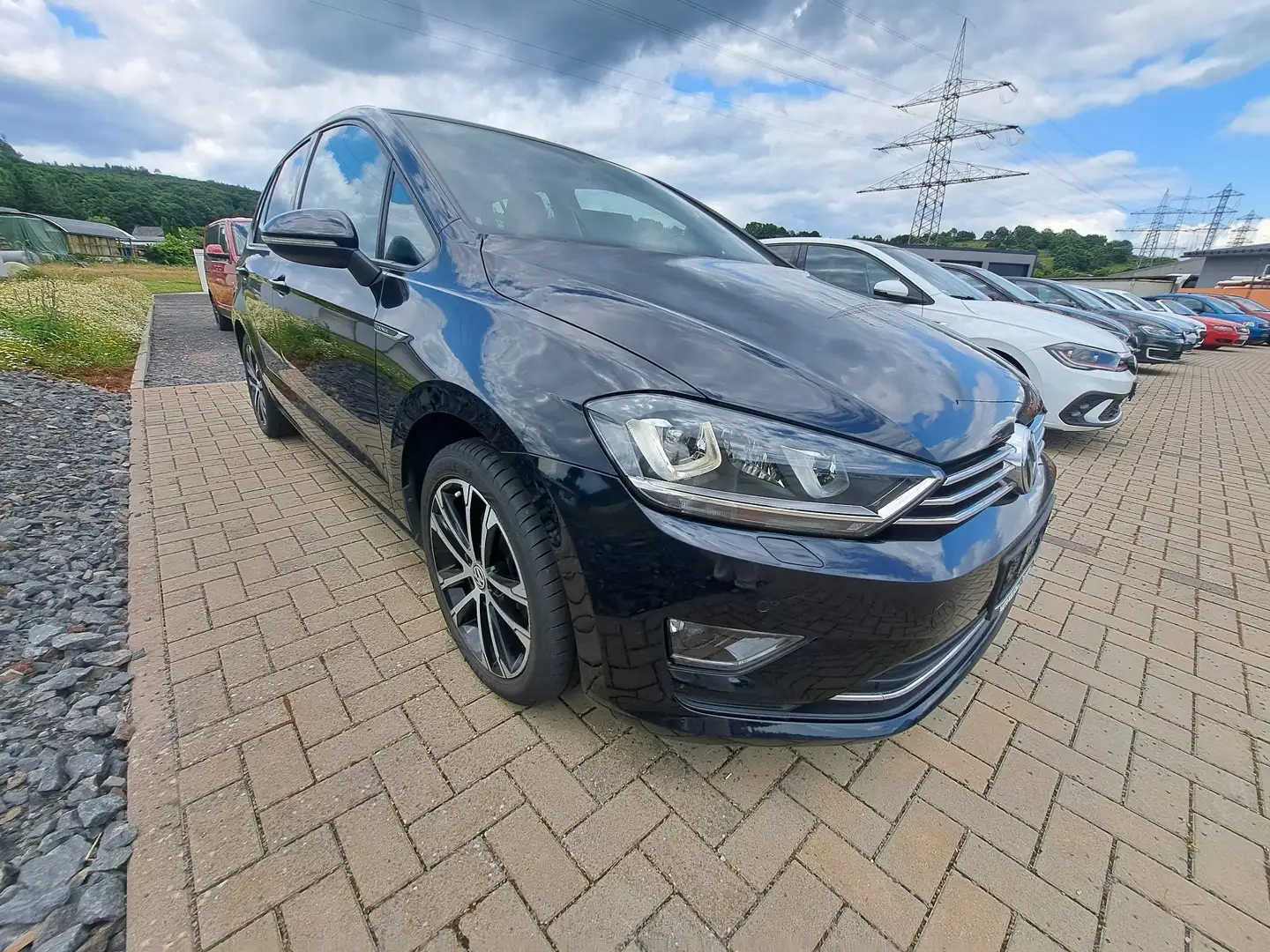Volkswagen Golf Sportsvan 2.0 TDI Lounge AHK//Navi//Sitzh,//PDC! Schwarz - 1