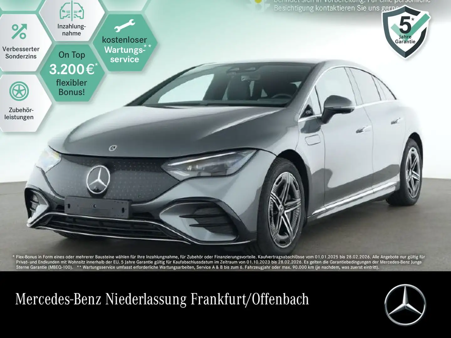 Mercedes-Benz EQE 500 4MATIC AMG Fahrass WideScreen 360° Pano Grau - 1