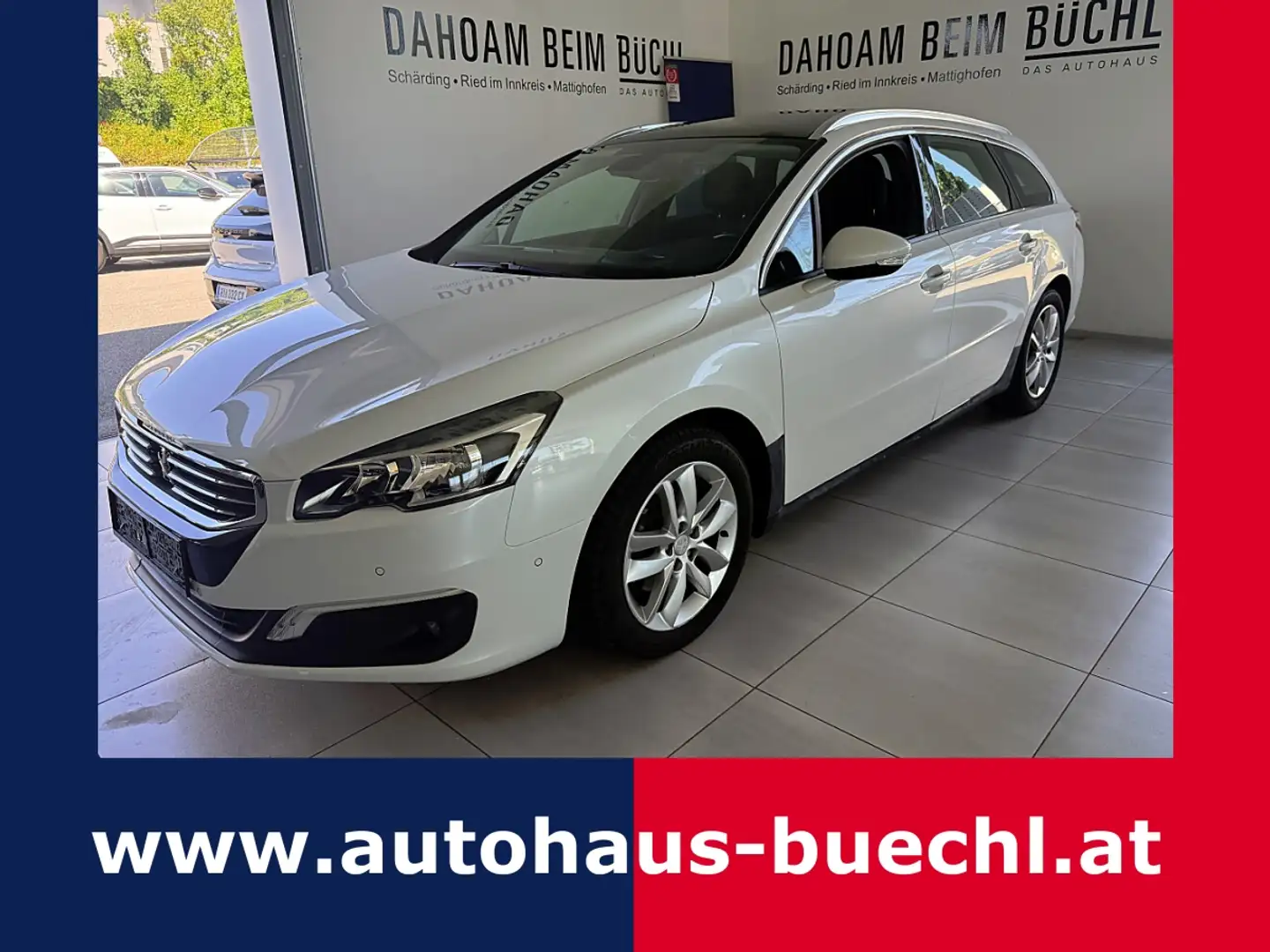 Peugeot 508 SW 2,0 HDI 140 FAP Professional Line Weiß - 1