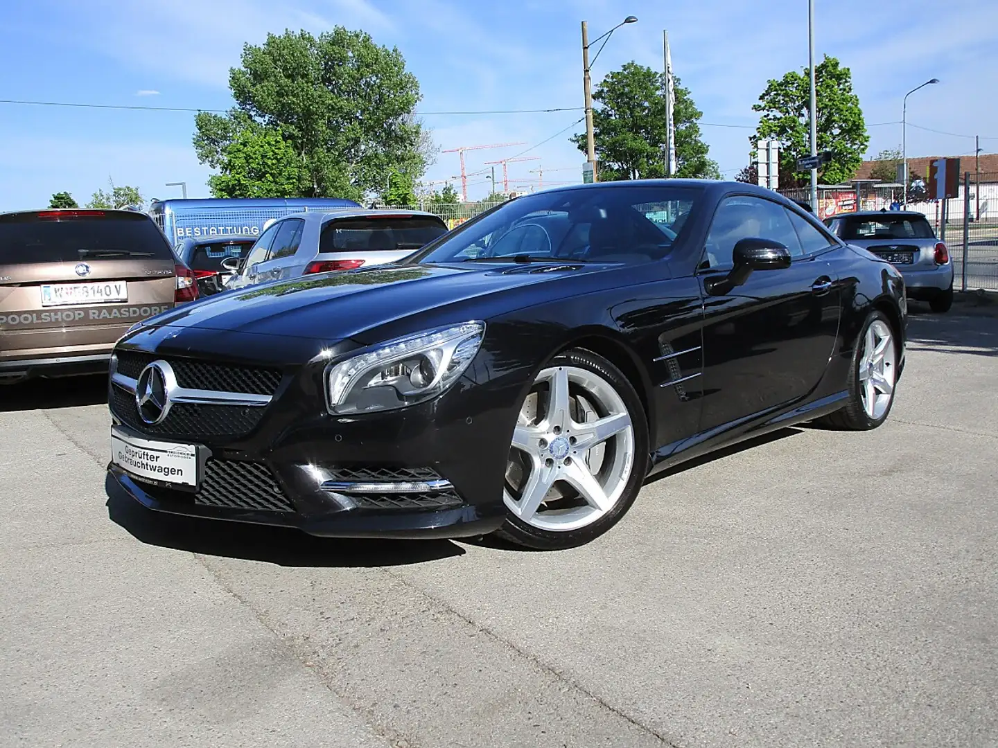 Mercedes-Benz SL 350 Roadster Aut. Schwarz - 2