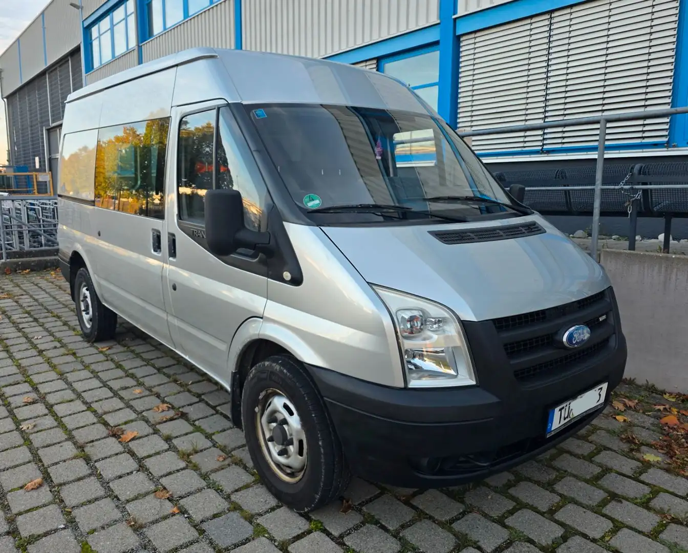 Ford Transit 2.4/GARANTIE/101 PS/TÜV NEU/HOCH/AHK Silber - 1