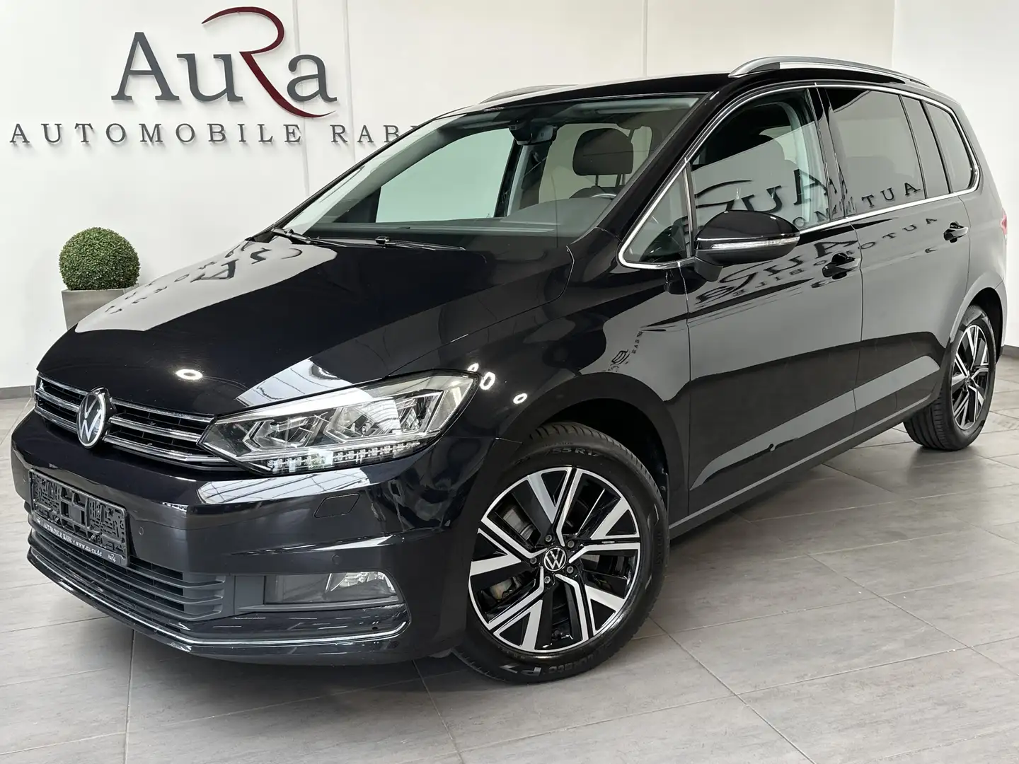 Volkswagen Touran 2.0 TDI DSG Highline NAV+LED+ACC+DAB+17ZO Negro - 2