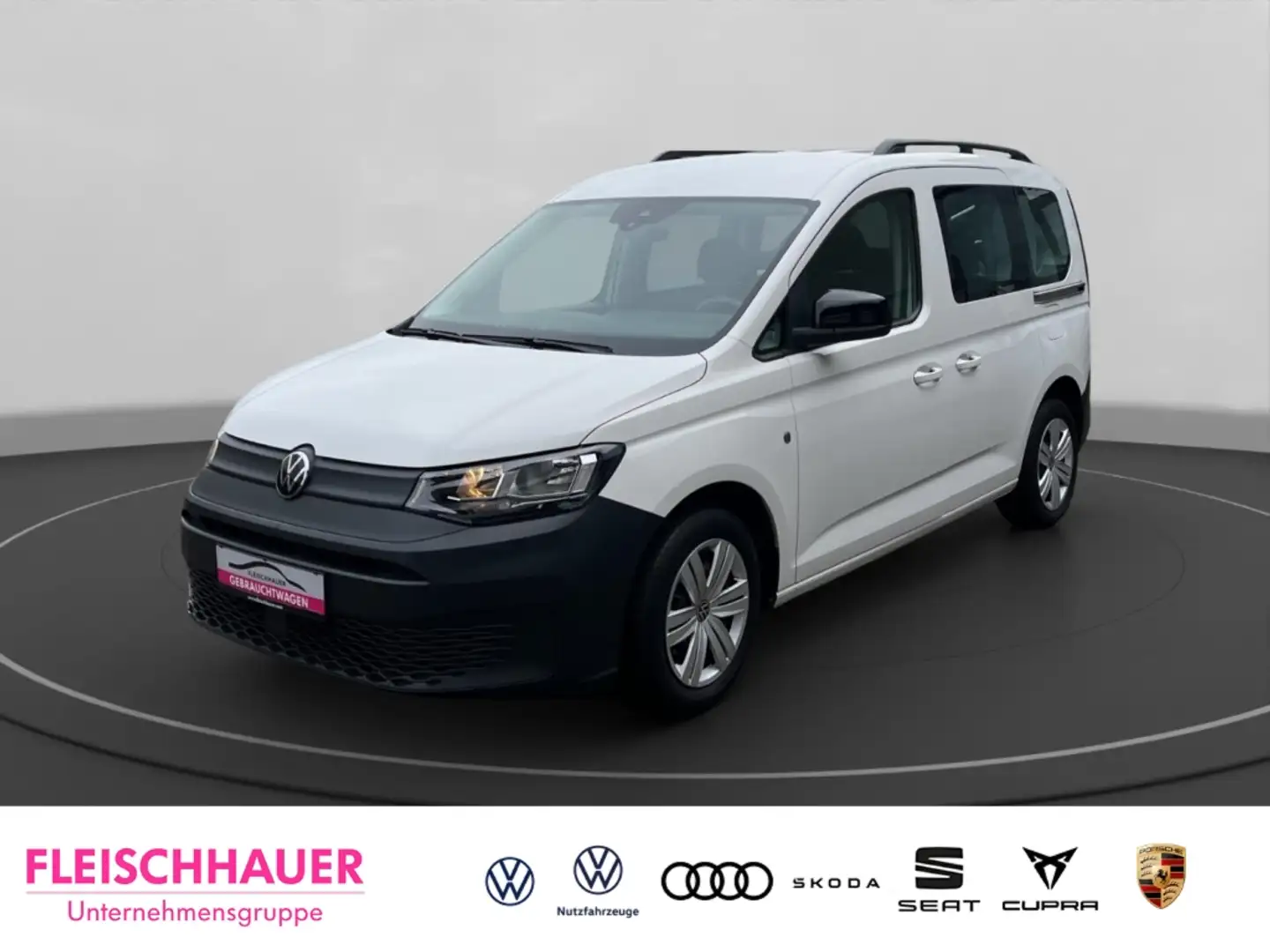 Volkswagen Caddy 1.5 TSI Kombi Klima Heckflügeltür Tempomat Weiß - 1