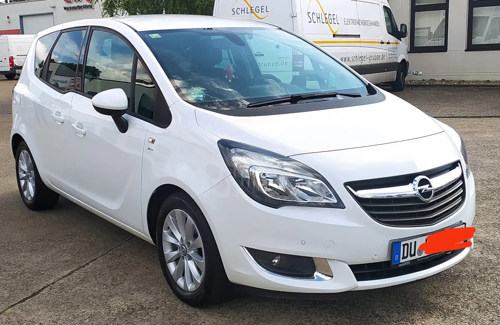 Opel Meriva Meriva Drive 1.4 LPG Autogas 120 PS TOP! Blanc - 1
