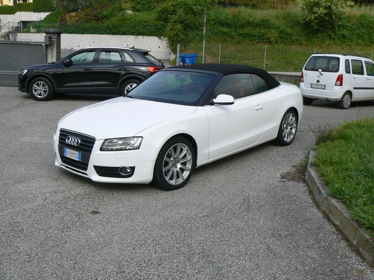 Audi A5 Cabrio 2.0 tfsi 211cv GPL Blanc - 1
