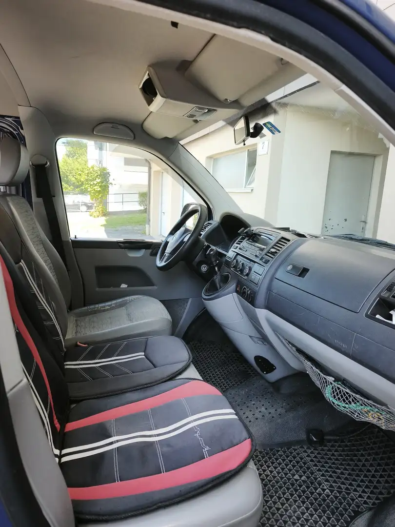 Volkswagen T5 Transporter Kombi lang Campingausbau Blau - 1