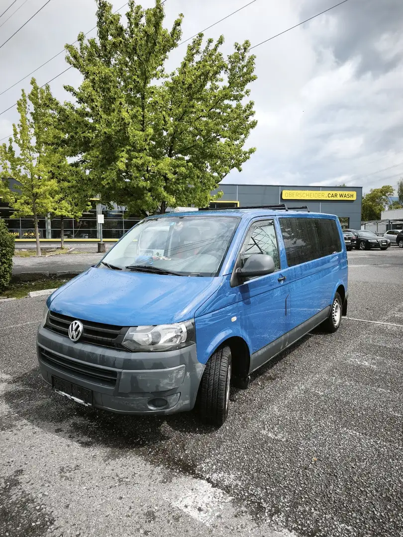 Volkswagen T5 Transporter Kombi lang Campingausbau Blau - 1